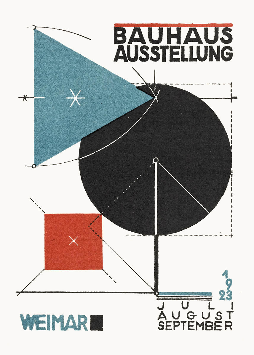 Bauhaus Ausstellung 1923 poster