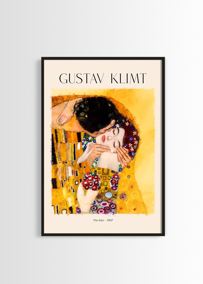 グスタフ・クリムト ザ・キスのポスター