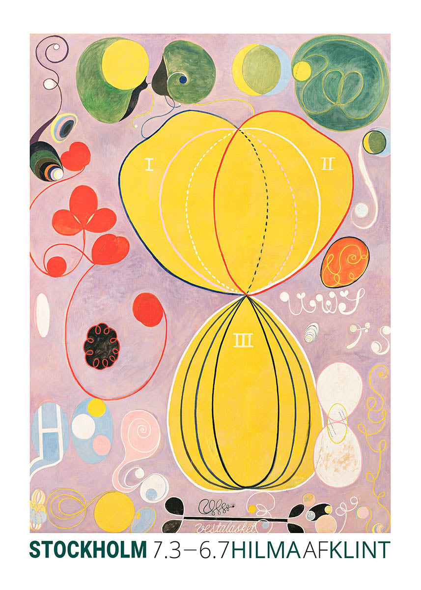 Hilma Af Klint ヴィンテージ展示ポスター - ポスターの壁