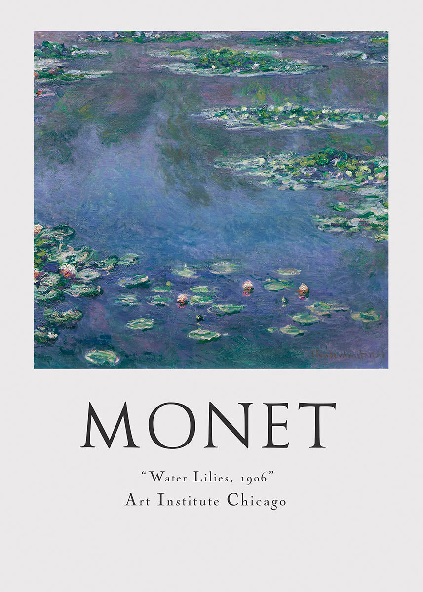 Monet Water Lilies poster