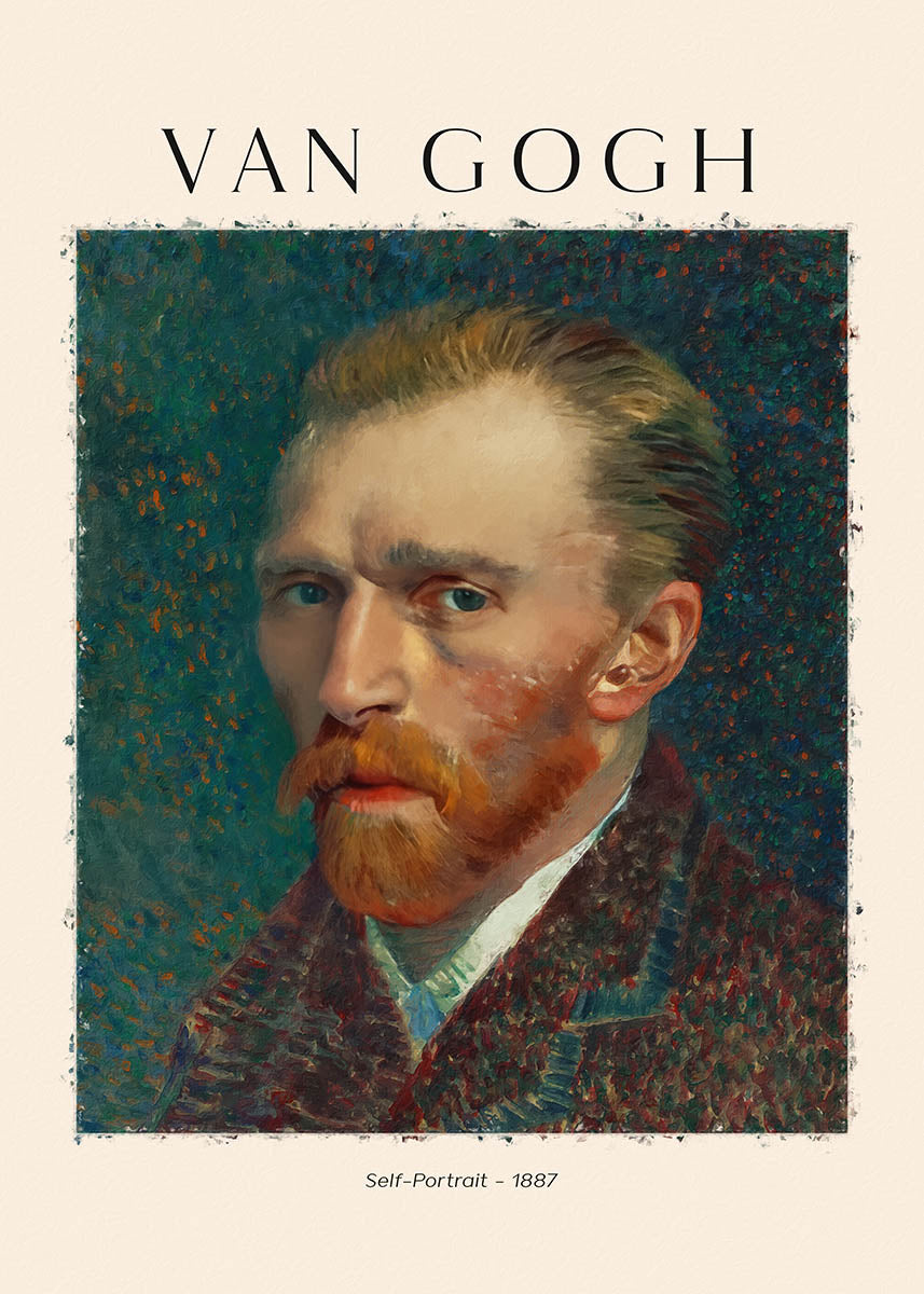 Van Gogh Self Portrait 1887 poster