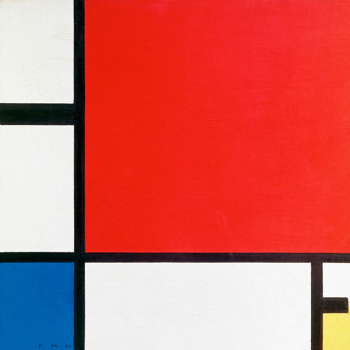Piet Mondrian - Composition with Red, Blue, and Yellow poster