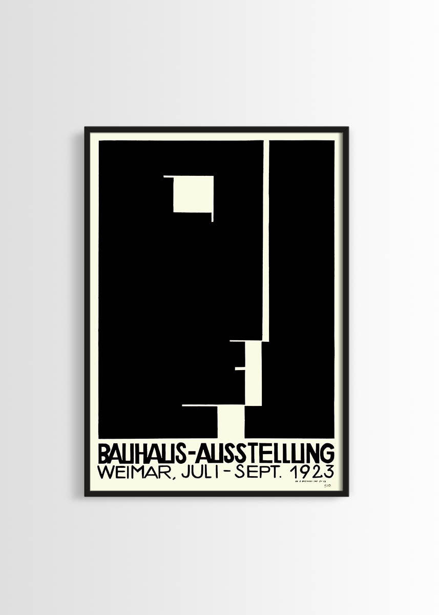 1923年のバウハウス展のヴィンテージポスター - ヘルベルト・バイヤー