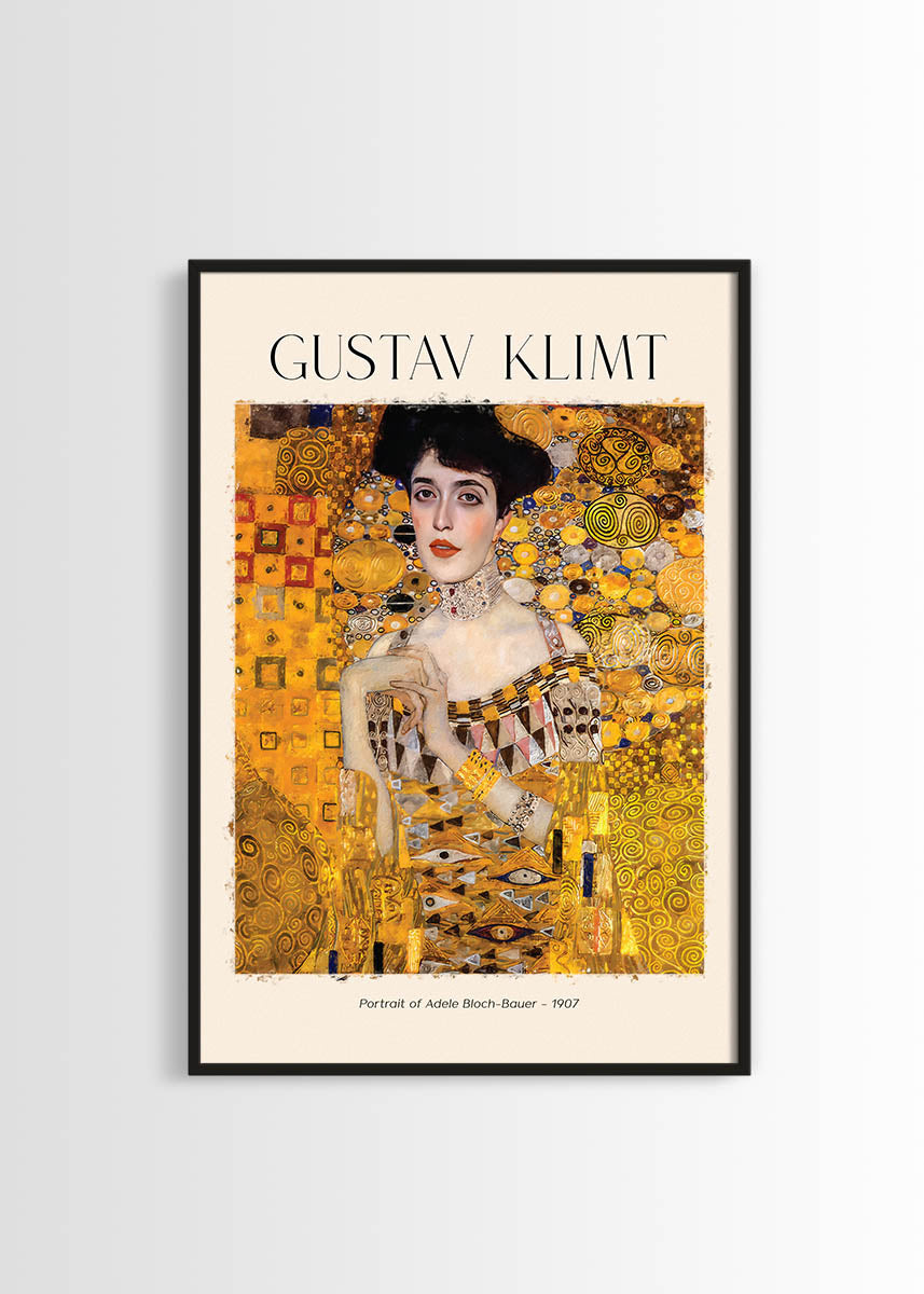 Gustav Klimt portrait of Adele poster