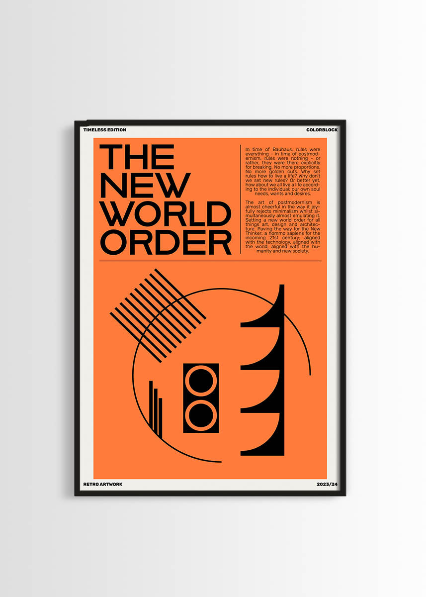 The new world order poster