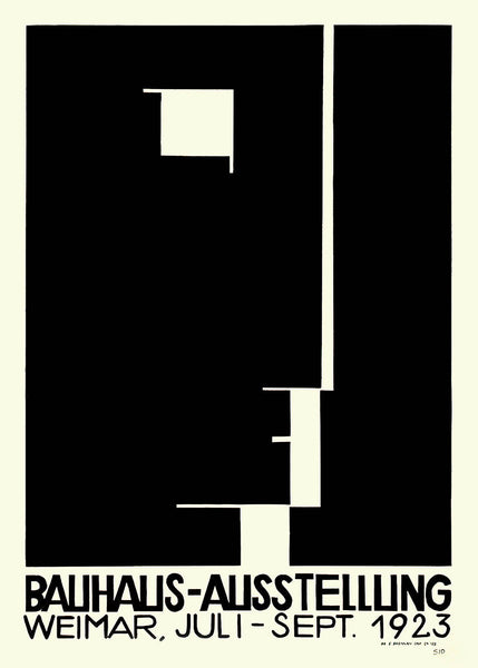 Bauhaus weimar logo poster