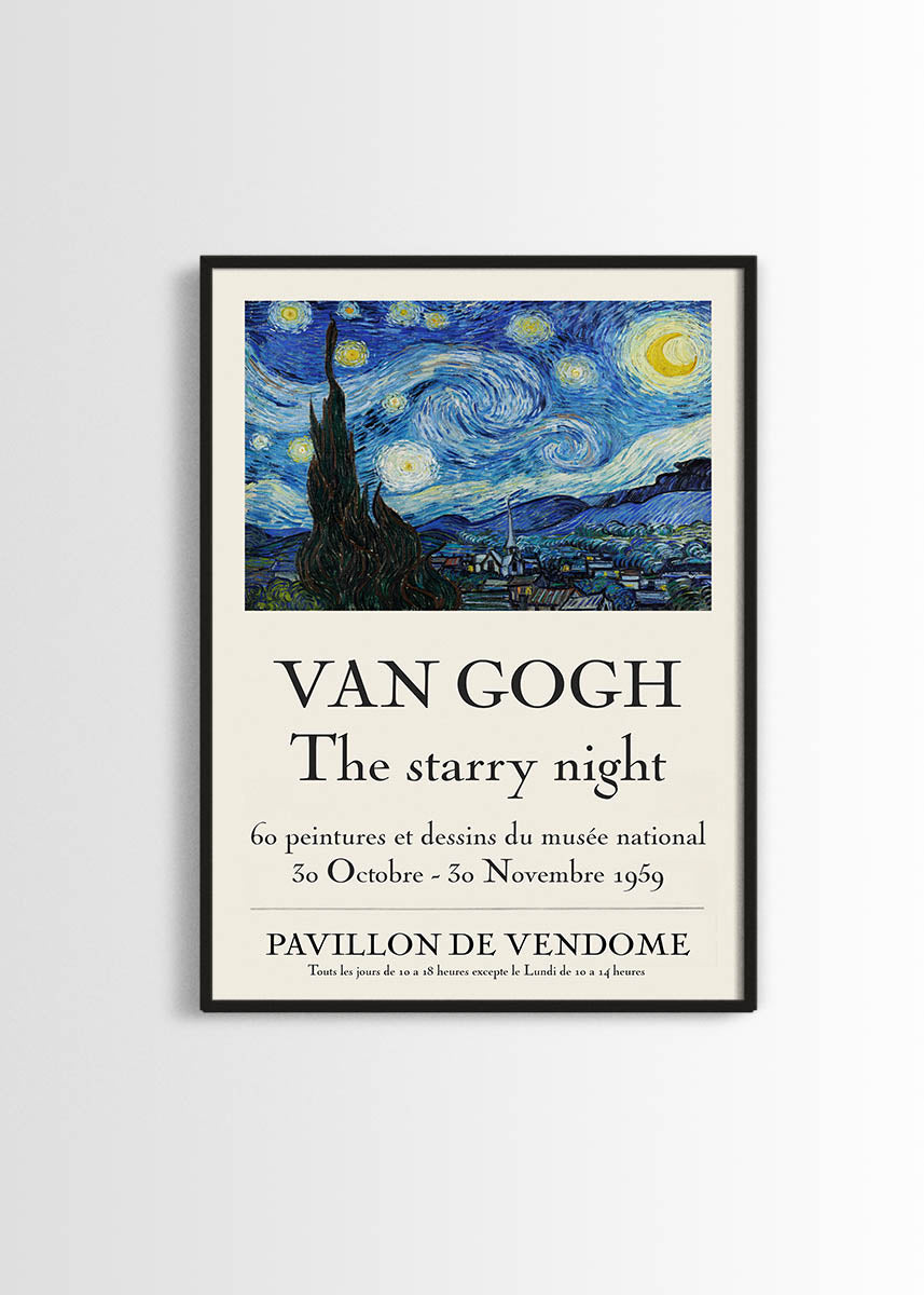 Vincent Van Gogh starry night poster